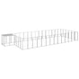 Dog Kennel Silver 26,62 m² Steel