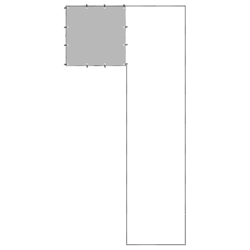 Dog Kennel Black 6.05 m? Steel