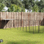 Dog Kennel Black 6,05 m² Steel