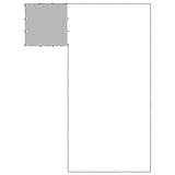 Dog Kennel Black 10.89 m² Steel - Top-Down View