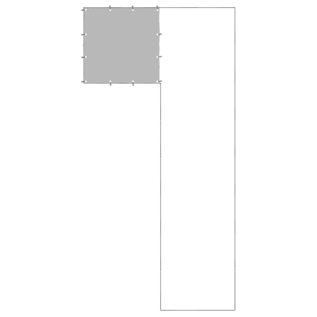 Dog Kennel Silver 6.05 m? Steel