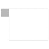 Dog Kennel Silver 25.41 m² Steel - Top-Down View