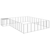 Dog Kennel Silver 25.41 m? Steel