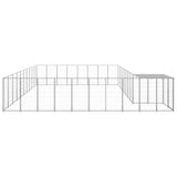 Dog Kennel Silver 25.41 m? Steel