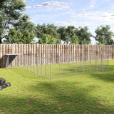 Dog Kennel Silver 25.41 m? Steel