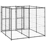 Outdoor Dog Kennel Steel 4.84 m² - Top-Down View