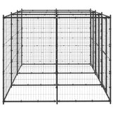 Outdoor Dog Kennel Steel 7.26 m²