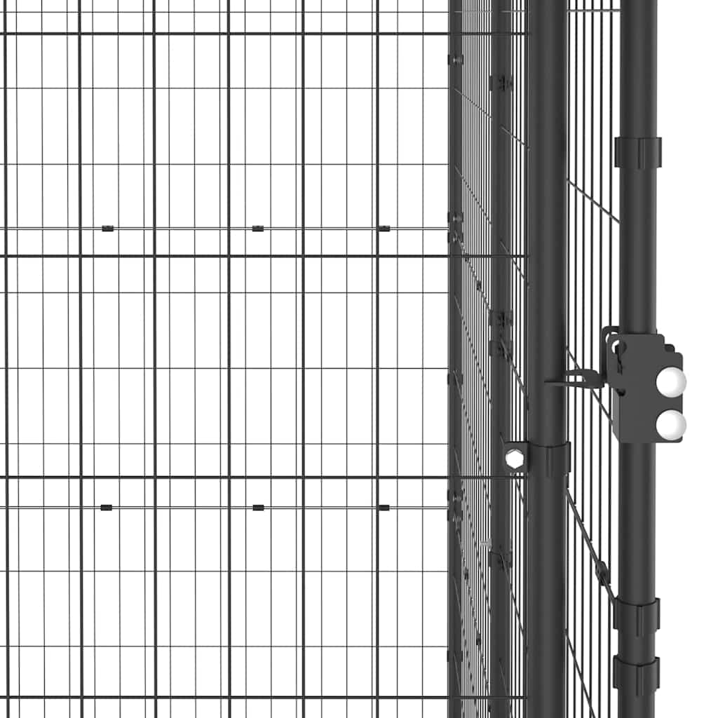 Outdoor Dog Kennel Steel 9,68 m²