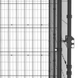 Outdoor Dog Kennel Steel 9,68 m²