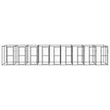 Outdoor Dog Kennel Steel 21,78 m²