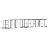 Outdoor Dog Kennel Steel 24.2 m²