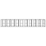Outdoor Dog Kennel Steel 24.2 m²