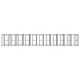 Outdoor Dog Kennel Steel 26.62 m²