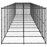 Outdoor Dog Kennel Steel 26.62 m²