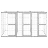 Outdoor Dog Kennel Galvanised Steel 7.26 m?