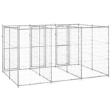 Outdoor Dog Kennel Galvanised Steel 7.26 m?