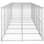Outdoor Dog Kennel Galvanised Steel 14,52 m²