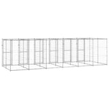 Outdoor Dog Kennel Galvanised Steel 14.52 m?
