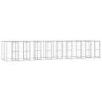 Outdoor Dog Kennel Galvanised Steel 21,78 m²