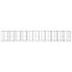 Outdoor Dog Kennel Galvanised Steel 26,62 m²