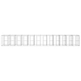 Outdoor Dog Kennel Galvanised Steel 29.04 m?