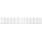Outdoor Dog Kennel Galvanised Steel 29,04 m²