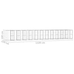 Outdoor Dog Kennel Galvanised Steel 29,04 m²
