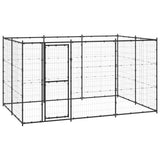 Outdoor Dog Kennel Steel 7.26 m?