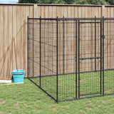 Outdoor Dog Kennel Steel 7.26 m?