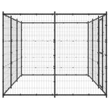 Outdoor Dog Kennel Steel 7.26 m?