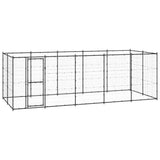 Outdoor Dog Kennel Steel 12.1 m?