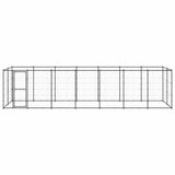 Outdoor Dog Kennel Steel 16.94 m?