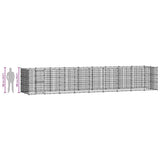 Outdoor Dog Kennel Steel 16.94 m?