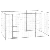 Outdoor Dog Kennel Galvanised Steel 7.26 m?