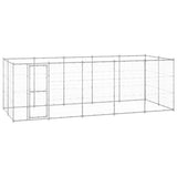 Outdoor Dog Kennel Galvanised Steel 12.1 m?