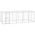 Outdoor Dog Kennel Galvanised Steel 12,1 m²