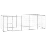 Outdoor Dog Kennel Galvanised Steel 12.1 m²