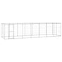 Outdoor Dog Kennel Galvanised Steel 16,94 m²