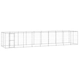 Outdoor Dog Kennel Galvanised Steel 21.78 m?