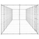 Outdoor Dog Kennel Galvanised Steel 21.78 m?