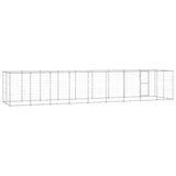 Outdoor Dog Kennel Galvanised Steel 21.78 m?