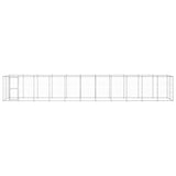 Outdoor Dog Kennel Galvanised Steel 26.62 m?