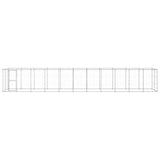 Outdoor Dog Kennel Galvanised Steel 26.62 m²