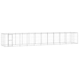 Outdoor Dog Kennel Galvanised Steel 26.62 m?