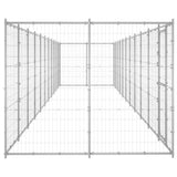 Outdoor Dog Kennel Galvanised Steel 26.62 m?