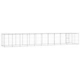 Outdoor Dog Kennel Galvanised Steel 26.62 m?