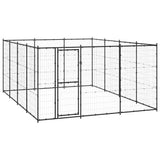 Outdoor Dog Kennel Steel 14.52 m?