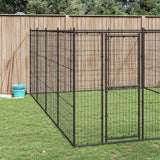 Outdoor Dog Kennel Steel 14.52 m?