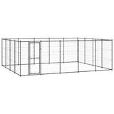 Outdoor Dog Kennel Steel 24.2 m?
