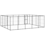 Outdoor Dog Kennel Steel 24.2 m?
